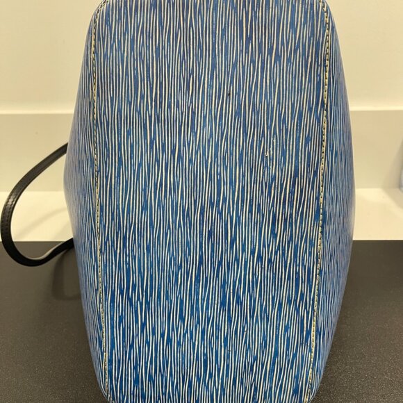 Louis Vuitton Epi Neverfull MM Denim Light w/ Pouch and Matching Wallet (JB1315) - Picture 7 of 16